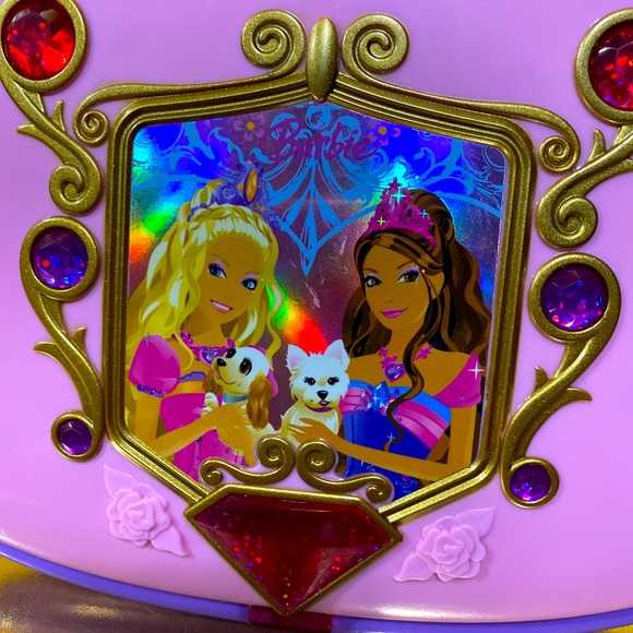 BARBIE THE DIAMOND CASTLE LEARNING LAPTOP, NUMBERS LETTERS, SHAPES, COLORS WORKS - Picture 2 of 16